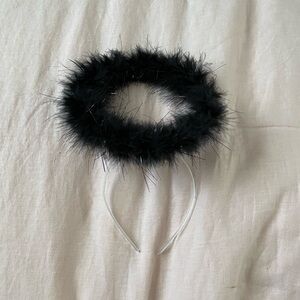 black halo angel headband